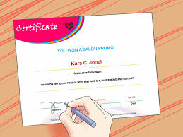 3 Ways to Make a Certificate - wikiHow