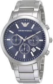 Keep up to date with the latest news about the giorgio armani and emporio armani collections. Amazon Com Emporio Armani Men S Ar2448 Dress Stainless Blue Dial Watch Emporio Armani Watches
