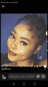 Y'all check her hair 🤗 Those of u saying trash 💙💙💙💙