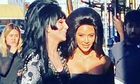 Early on she was known for. Kim Kardashian And Her Idol Cher Are Seen In Matching Black Wigs Daily Mail Online