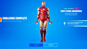 New tony stark iron man suit skin emote unlocked free in fortnite season 4! How To Unlock Iron Man Built In Emote All Tony Stark Awakening Challenges Fortnite Season 4 Youtube