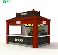 Junyaoding Prefab Mobile Convenience Store Steel Frame ...