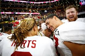 Jalen hurts donates $30k to family of child with cancer. Alabama Qb Jalen Hurts Cuts Dreadlocks After National Title Promise Sbnation Com