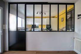 Cloison Verriere Avec Porte Coulissante Cloison Verriere Cuisine Verriere Cloison