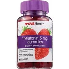 cvs health great tasting melatonin gummy sleep aid strawberry