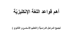 مذكرة قواعد اللغة الانجليزية للمرحلة الابتدائية والاعدادية والثانوية Math Christianity Math Equations