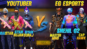 Ajay, the man behind the channel, started his journey in content creation. Youtuber Guild Vs Eg Esports Guild Garena Free Fire Live Youtube