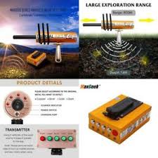 If you choose a kit with less hardware, you will have to make the additional pieces such as the shaft and coil. Maxgeek The Real Aks Gold Long Range Metal Detector Gold Detector Golden 6 Anten Ebay