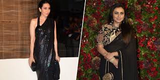 So here are some generally in saree every indian women looks nice. Deepika Padukone To Rani Mukerji Bollywood Actresses Who Looked Glamorous In Black Sarees