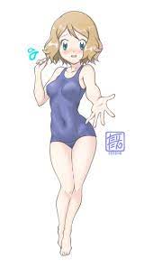 最強美少女なセレナたんbot on X: スク水 アニポケ セレナ スク水セレナたん t.coN8yBZUSqeG  X