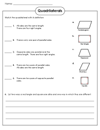 Quadrilateral Questions Worksheet 3 Kidspressmagazine Com Geometry Worksheets Quadrilaterals Worksheet Quadrilaterals