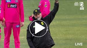 Sydney sixers vs hobart hurricanes, 39th match of big bash 2020. 2pqevttslo2ffm