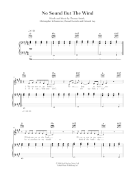 The antarctic summer causes the pack ice to break up. No Sound But The Wind Klavier Gesang Gitarre Pdf Noten Von Editors In Fbd 8173