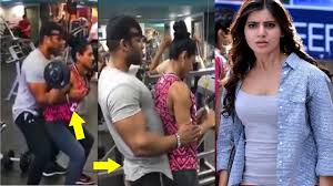 shocking actress samantha gym workout