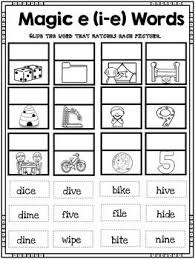 Long Vowel I Word Work Packet I E No Prep Word Work Digraph First Grade Words