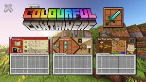 Join a world or server; Colourful Containers Gui Optifine Required Update Soon Minecraft Texture Pack