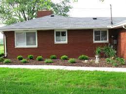 Build and install new porch columns. Advice For Adding Shutters To Brick Ranch Home Red Brick House Exterior Ranch House Exterior Red Brick Exteriors