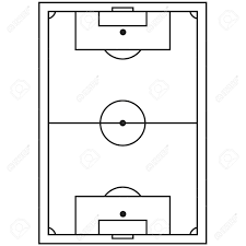 Coloring for girls and boys. Line Art Black And White Soccer Field Icon Coloring Book Page Royalty Free Cliparts Vectors And Stock Illustration Image 97707469