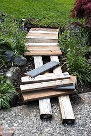 Garden-Themed Reclaimed Wood Walkway From Scrap Wood!