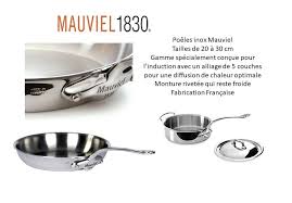 Inox/aluminium/inox permet une totale diffusion de la chaleur dans tous le corps, du fond jusqu'aux parois de manière rapide et homogène. Poeles En Inox Pro Gourmet Orgeval Cuisine Orgeval 78630