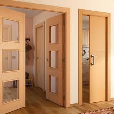 افضل تصميمات وأنواع ابواب خشب داخلية مع زجاج بالصور زيادة