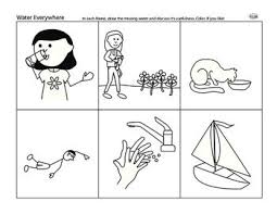 Water Everywhere Dramatic Play Preschool Worksheets For Kids Kindergarten Worksheets