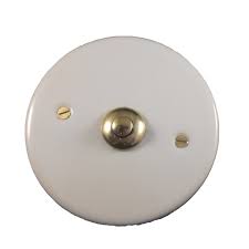 Interphone wifi leroy merlin unique sonnette sans fil legrand leroy. Bouton De Sonnette Filaire Porcelaine Laiton La Fee Sonnette D100 Blanc Leroy Merlin