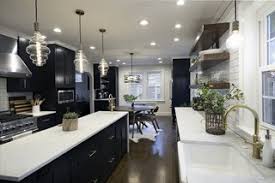 While dark cabinets will pop out beautifully against a light colored wall, they also look great when matched with dark flooring or other dark colored elements in the kitchen. Best 60 Modern Kitchen Dark Hardwood Floors Design Photos And Ideas Dwell
