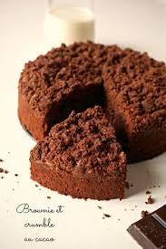 Brownie Aux Pepites De Chocolat Crumble Cacao Crumble Au Chocolat Pepite Chocolat Recette Chocolat