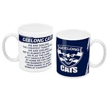 The advantage of transparent image is that it can be used efficiently. Buy Afl Mug Logo And Song Geelong Cats Now