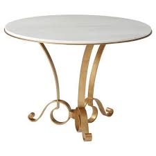 Theodore Alexander Mandeville Regency Carrera Marble Gilt Round Dining Table Dining Table Eclectic Dining Tables Dining Table Design