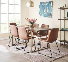 Portofino 7 Piece Dining Set With Frankie Chairs Fantastic Furniture 6 Seater Dining Table Dining Table 7 Piece Dining Set