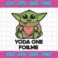 Yoda One For Me Svg Valentine Svg Baby Yoda Svg Star Wars Svg Yoda Hugging Heart Yoda With Heart Valentine Baby Yoda Valentine Yoda Svg Cute Yoda Svg Baby Yoda Love Baby