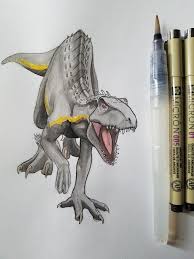 Indoraptor Jurassic World Fallen Kingdom Jurassic Park Tattoo Dragon Sketch Jurassic World Dinosaurs