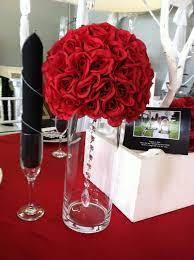 See more ideas about flower ball, wedding decorations, wedding centerpieces. Red Rose Ball Centerpieces
