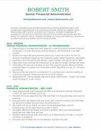 Customise the template to showcase your experience, skillset and accomplishments, and highlight your most relevant qualifications for a new administrative officer job. Financial Administrator Resume Samples Qwikresume