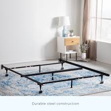 This is one of the best double bunk beds with stairs you can find in the market today. Osleep Brookside Adjustable Queen Full Twin Metal Bed Frame On Sale Overstock 21015456