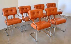 Next day delivery and free returns available. Leather And Chrome Tucroma Dining Chairs For Pace Set Of Six At 1stdibs