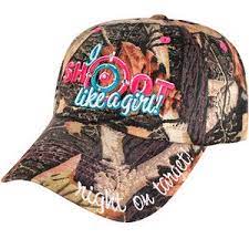 I Shoot Like A Girl Camo Baseball Cap Sislag Camo Girl Girls Be Like Pink Camo