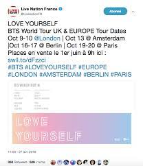 Bts live at wembley & stade de france 2019  mix concert edit . Bts La Date De Mise En Vente Des Billets Est Sortie Et Des Prix Semblent Avoir Ete Devoiles Ckjpopnews