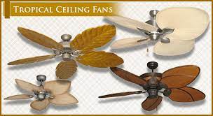 Hot ceiling fans for exotic tropical themes. Tropical Ceiling Fans Accessories Tropicalfancompany Com