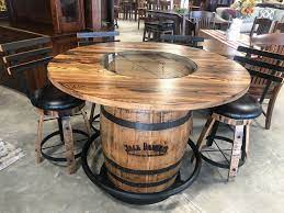 Check spelling or type a new query. Jack Daniels Whiskey Barrel Pub Table Deutsch Furniture Gallery