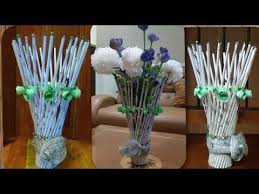  Cara Membuat Vas Bunga Dari Koran Bekas Diy Best Of Waste Paper Youtube Bunga Kertas Bunga Vas