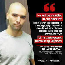 BLACKLISTED. Hindi na papayagang makabalik pa sa Pilipinas ang convicted  killer na si Joseph Pemberton kapag ito ay na-deport na. Ayon sa Bureau of  Immigration, maisasama ang pangalan nito sa blacklist ng