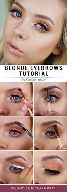 Blonde Eyebrows Tutorial How To Get Fuller Natural Looking Eyebrows Blonde Eyebrows Eyebrow Tutorial How To Do Eyebrows