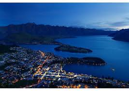 Fine Art Print Queenstown At Dusk On The Shore Of Lake Wakatipu With The Remarkables Mountain Range Beyo Lake Wakatipu New Zealand Lakes Queenstown New Zealand