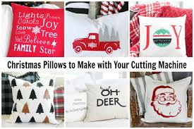 Download Cricut Christmas Pillow Projects Ideas For The Holiday Season PSD Mockup Templates