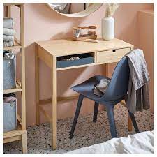 Nordkisa Dressing Table Bamboo 29 7 8x18 1 2 In 2020 Ikea Dressing Table Ikea Industrial Dining Chairs