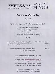 Die speisekarte bietet für jeden geschmack etwas. Weisses Haus Photos Neuss Germany Menu Prices Restaurant Reviews Facebook