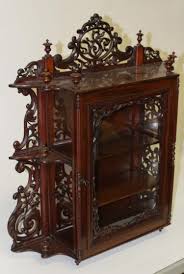In this video i take my love for victorian décor and turn it into an affordable wall hung first aid kit. Sold Price Ornate Victorian Mahogany Curio Wall Cabinet April 5 0118 9 45 Am Edt